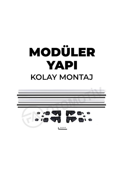 Suzuki İgnis Ara Atkı Tavan Taşıyıcı Barı Gri 2000 - 2005 Model