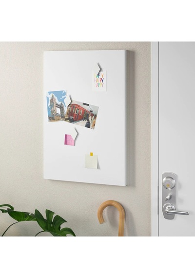 Svensas Beyaz 40 x 60 CM Manyetik Mıknatıslı Pano Ofis Ev Duvar Panosu Not Fotoğraf Resim Panosu