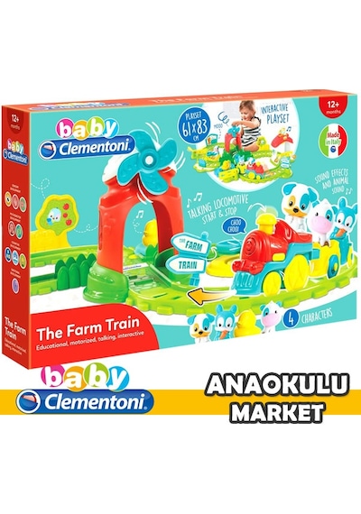 17385 Baby Clementoni Çiftlik Treni / +12 Ay