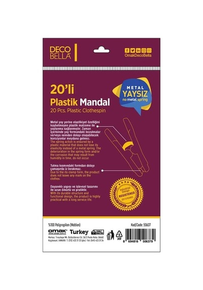 20 'li Plastik Mandal Diğer