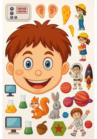 Fen Ve Doğa Sticker Kitabı - 60 Çıkartmalı Bilim Ve Uzay Temalı Çıkartma - Eğitici Aktivite