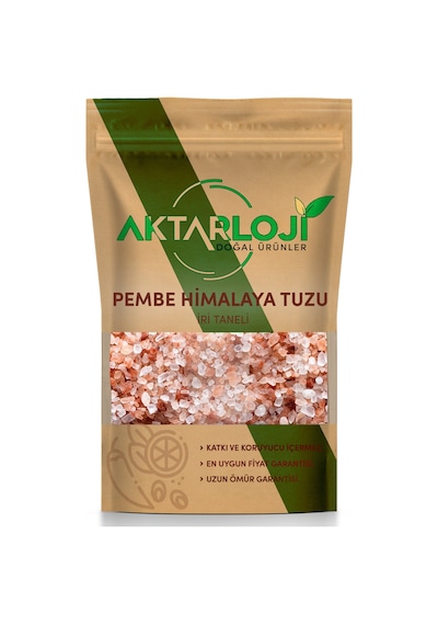 1 Kg Pembe Himalaya Tuzu İri Taneli Granül 1. Kalite