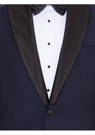 Cacharel Lacivert Slim Fit Smokin Ceket