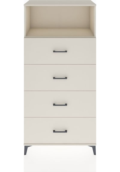 Hyperion Dolap Tek Raflı 4 Çekmeceli 88x44x182 Aytaşı-aytaşı Aytaşı