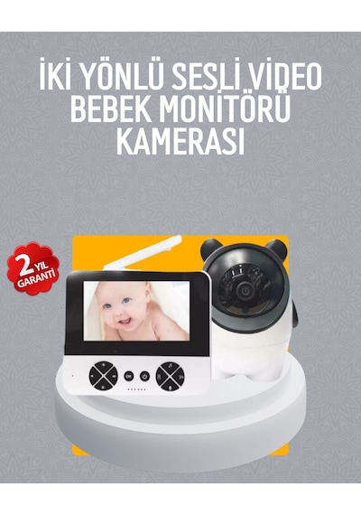 Görüntülü Bebek Monitörü 4.3 İnç Ekran Ve Sesli İletişim