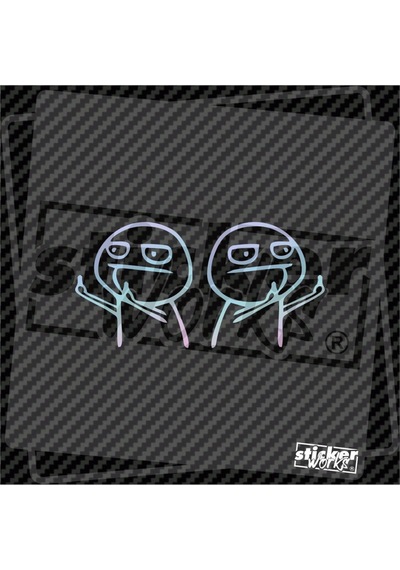 Bad Boy Hologram Sticker