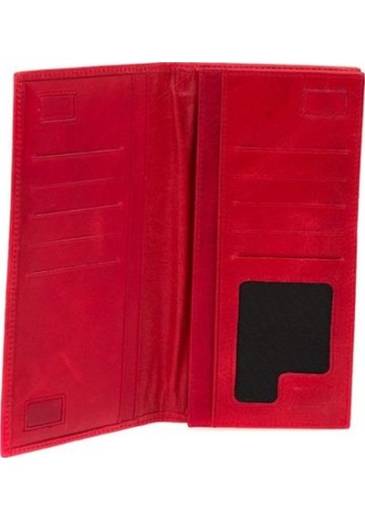 Bilik Deri Kırmızı Soft Deri Erkek Portföy & Clutch Çanta Ar05 7