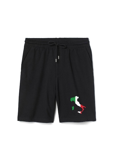 Euro 24 Italy Erkek Siyah Şort Siyah