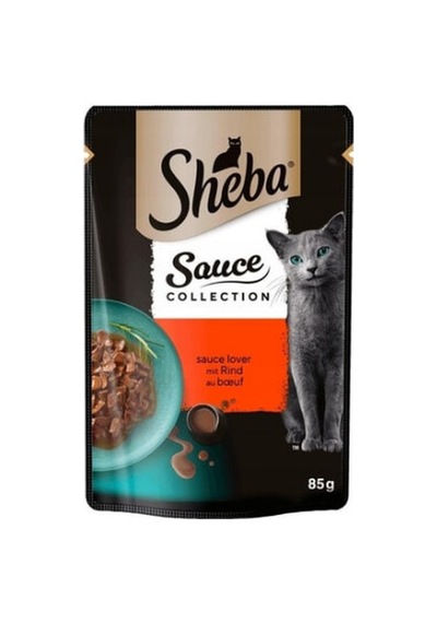 Sheba Sığır Etli Parçalı Soslu Pouch Kedi Yaş Maması 85 Gr