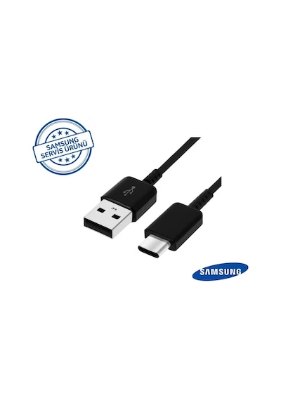 Samsung Uyumlu Usb To Type C 1 M Siyah Kablo 0