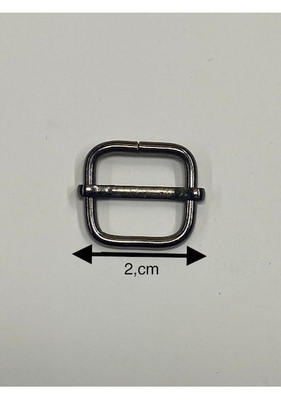 Karantuhafiye Çanta Sürgüsü / Ayar Tokası / 2 Li Set / 2 Cm Antrasit Renkli Çok Renkli