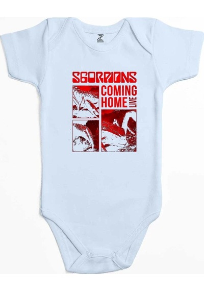 Zepplin Giyim Scorpions Coming Home Pembe Bebek Body Zıbın