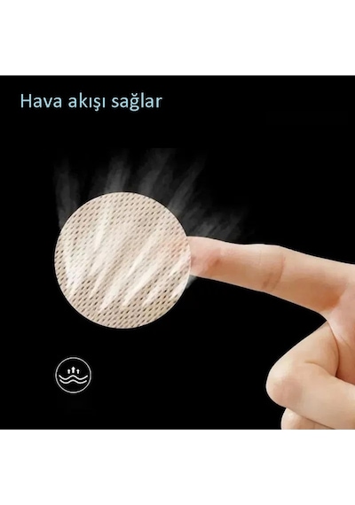 10 Adet Erkek Suya Dayanıklı Göğüs Meme Ucu Kapatıcı Koruyucu Gizleyici Pedi Ten Bandı