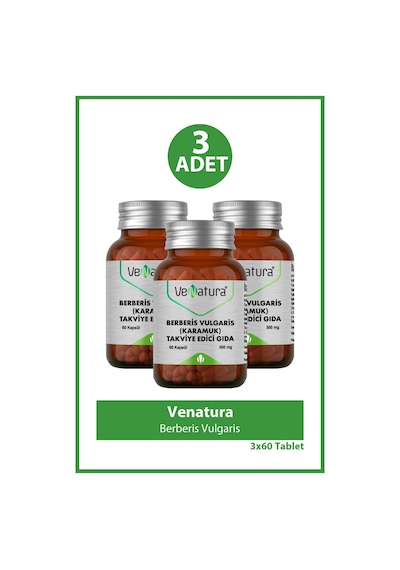 Venatura Berberis Vulgaris 60 Kapsül 3 Adet