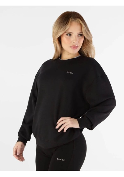 Guess Viskon Karışımlı Siyah Kadın Sweatshirt V6gq17k3250-jblk