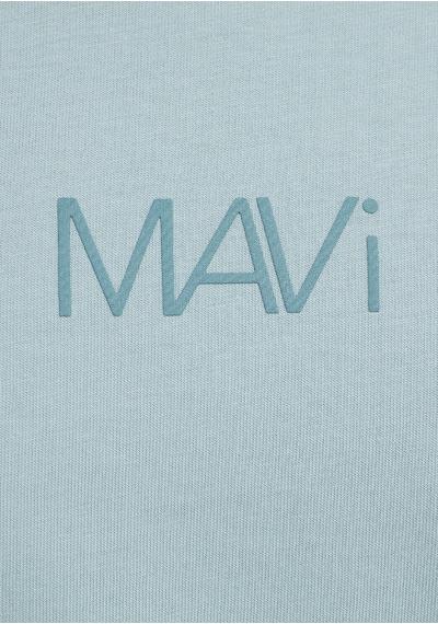 Mavi - Mavi Logo Baskılı Yeşil Tişört 1613884-71456