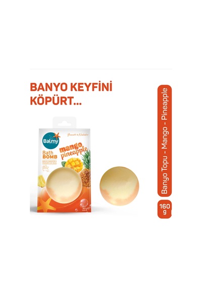 2 Adet Balmy Mango Ananas Banyo Topu 160 G Çok Renkli