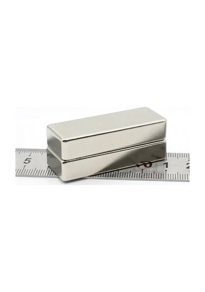 50x20x10 Mm Köşeli Neodyum Mıknatıs N35 Güçlü Magnet Süper Güçlü Blok Mıknatıs