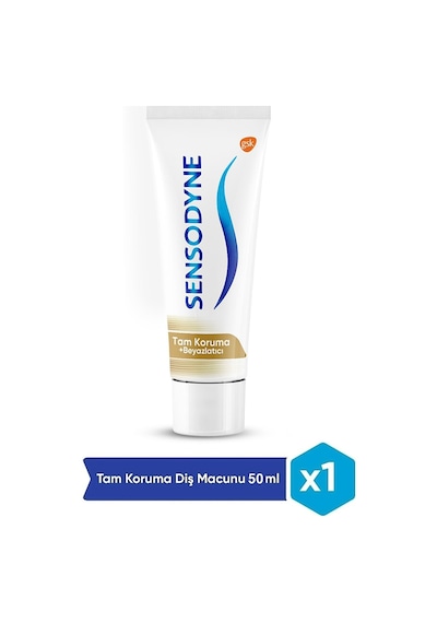 Sensodyne Tam Koruma + Beyazlatıcı Diş Macunu 50 ML