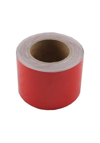 Fosforlu Bant 9,2 Cm X 5 Metre Kırmızı