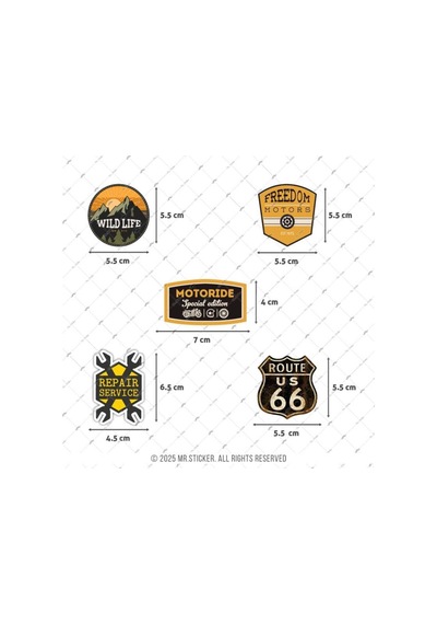 Bdls37 Küçük Boy 10lu Sticker Seti