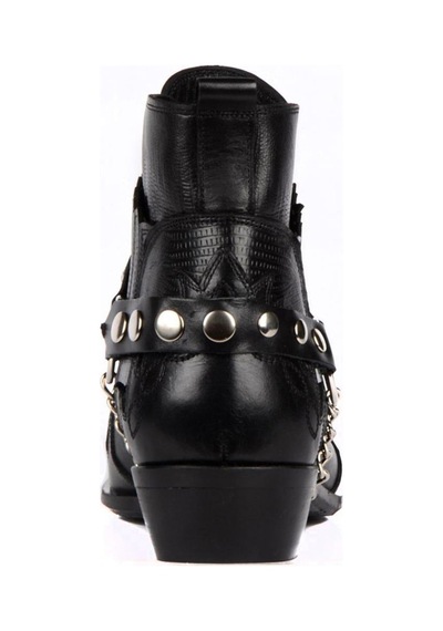 Footcourt Siyah Erkek Kovboy Botu (Western)