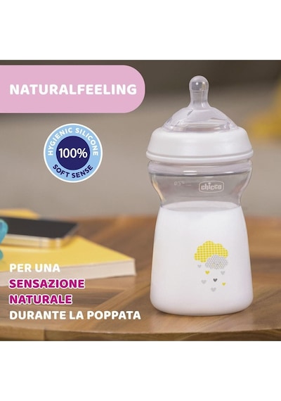 Chicco Natural Feeling Pp Biberon 330Ml Desenli 7694797119571