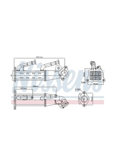 Ford Ranger Egr Sogutucusu 3.2 Tdci 2012-2018 Nıssens 989404