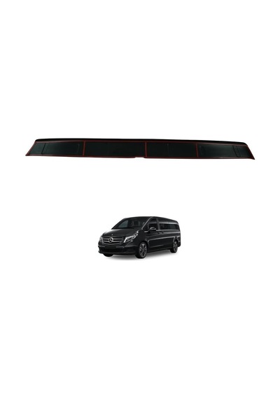 Mercedes V Class İle Uyumlu Ferrous Arka Tampon Üstü Koruyucu Mat 2019 Ve Üstü