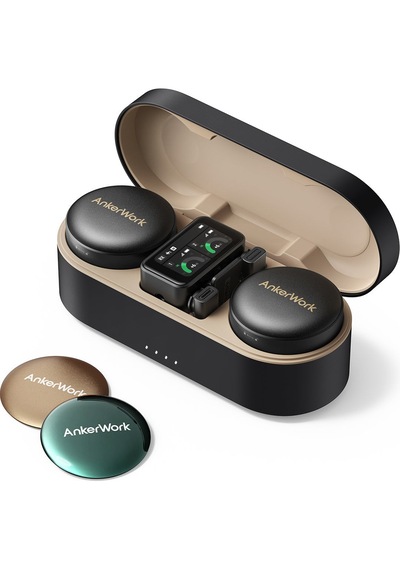 Anker Ankerwork M650 Kablosuz Yaka Mikrofonu Siyah