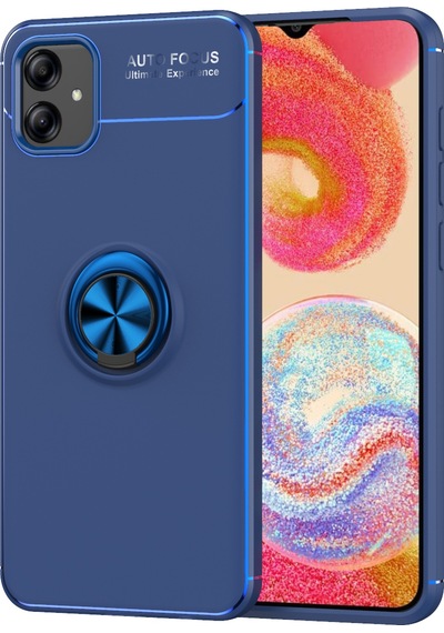Zore Galaxy Uyumlu A04e Kılıf Ravel Silikon Kapak - Mavi Mavi