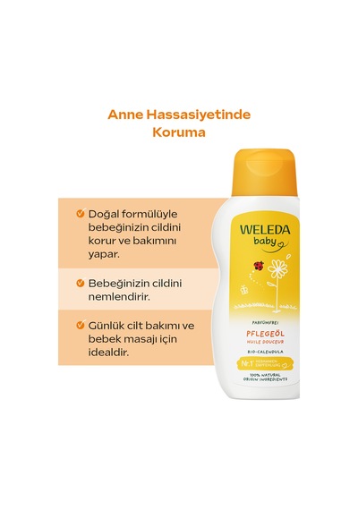 Weleda Baby Calendula Bebek Yağı 200 ML