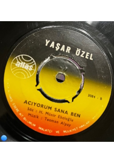 Yaşar Özel - Her Gönülde Hasreti Çekilen Biri Vardır / Acıyorum Sana Ben 45'lik Plak