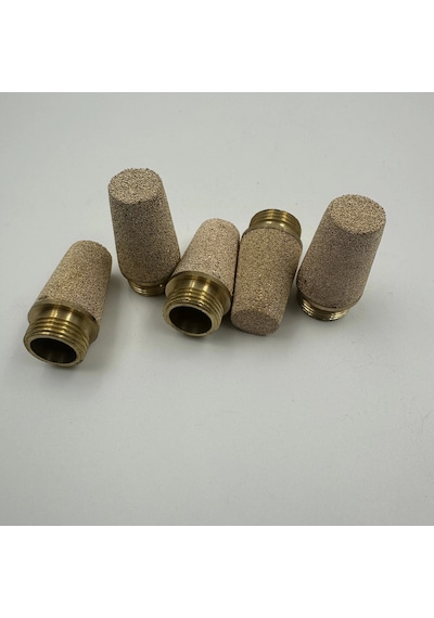 1/2 Sinter Bronz Susturucu Düz Tip