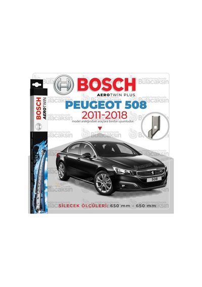 Peugeot 508 Muz Silecek Takımı 2011-2017 Bosch Aerotwin