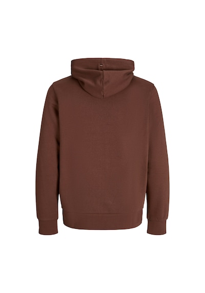Jack & Jones Jack Jones Premium Erkek Kapüşonlu Sweatshirt 12216335 Kahverengi