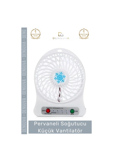 Vantilatör Masaüstü Mini Fan Şarj Edilebilir Ofis Ev Araç Araba Pervaneli Soğutucu Küçük Vantilatör