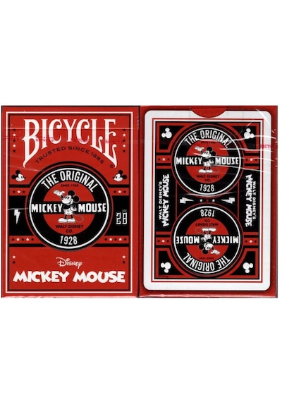 Bicycle Disney Classic Mickey Mouse Red Oyun Kağıdı Kartları