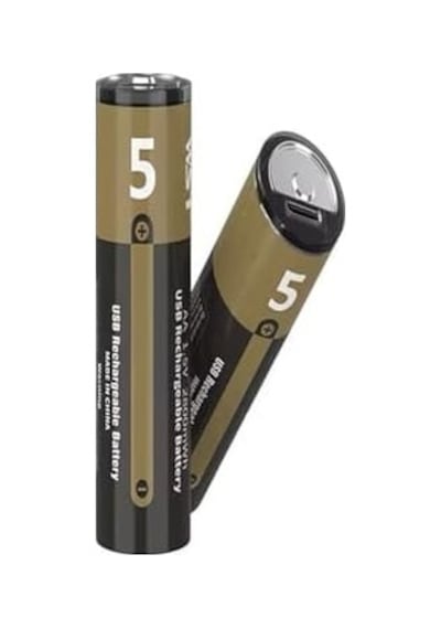Usb Type-c Şarjlı Aa Pil 1.5v 1000+ Kez Şarj Edilebilir Lityum Kalem Pil 2'li Paket