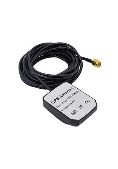 Gps Anten - 1575.42mhz - 1 X 5m Kablolu Sma Konektörlü