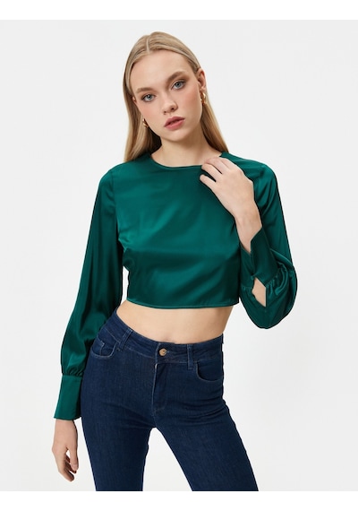 Koton Melis Ağazat X Koton - Crop Sırt Dekolteli Saten Bluz Yeşil 4wak60286pw 4WAK60286PW989 Koyu Yeşil Koton Melis Ağazat X Koton - Crop Sırt Dekolteli Saten Bluz Yeşil 4wak60286pw 4WAK60286PW989 Koyu Yeşil