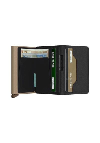 Secrid Bandwallet Liba Powder Kartlık Cüzdan, Siyah-yeşil Çok Renkli