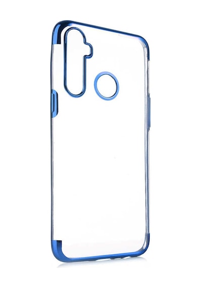 Realme 5I Kılıf Zore Dört Köşeli Lazer Silikon Kılıf