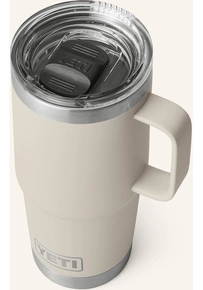 Yeti Rambler Termo Kupa, 591 Ml, Paslanmaz Çelik, Kapaklı Krem
