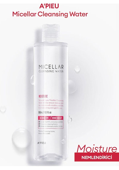Missha Micellar Cleansing Water A'PIEU Nemlendirici Etkili Makyaj Temizleyici Suyu 300 ML