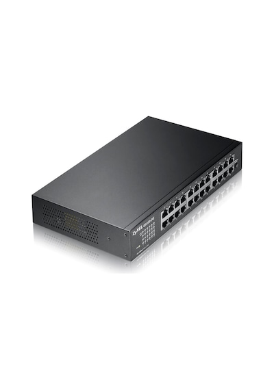 Zyxel Gs1100-24e V3, 24 Port, Gigabit, Yönetilemez, Sessiz, Rackmount Switch