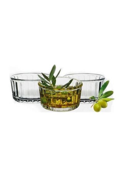 Paşabahçe 12'li Ramekin Mini Kase, 8 Cm, Şeffaf, Cam Çok Renkli