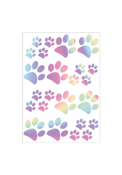 A4 Sticker 150 Tek Paket Çoklu Sticker Pati Hologram Standart