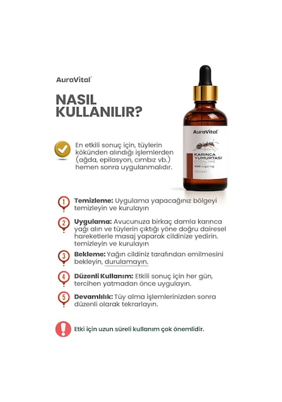 Aura Vital Karınca Yumurtası Yağı 100 ML