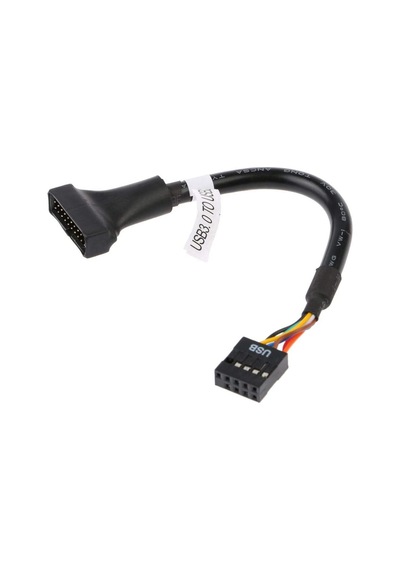 9 Pin USB 2.0 Dişi To 19 Pin USB 3.0 Erkek Çevirici Dönüştürücü